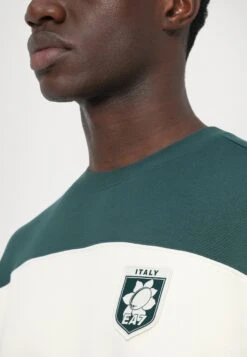 EA7 Emporio Armani TRAIN CLUB HOUSE RUGBY UNISEX - Sweatshirt - Green/beige -Total Wear Store 001635542da5495ab98014457f37da3d