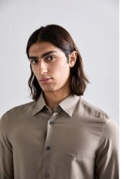 Emporio Armani Shirt - Walnut -Total Wear Store 008459e12abd465da3a38961c61a1eeb