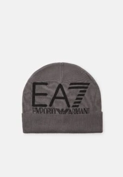 EA7 Emporio Armani MOUNTAIN VISIBILITY BEANIE UNISEX - Beanie - Whitecap Gray/portabella -Total Wear Store 0088d9198dbb4026919418a6d28535f1 3