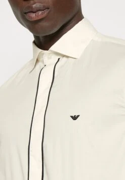 Emporio Armani Shirt - White/Piping -Total Wear Store 00c5c26bcb5a414cb1b68d283f490b5f