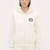 Emporio Armani HOODED FULL ZIP - Pyjama Top - Ivory -Total Wear Store 0100878361224a5b808bdf8fa5367b31