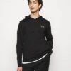 EA7 Emporio Armani Hoodie - Black/Gold