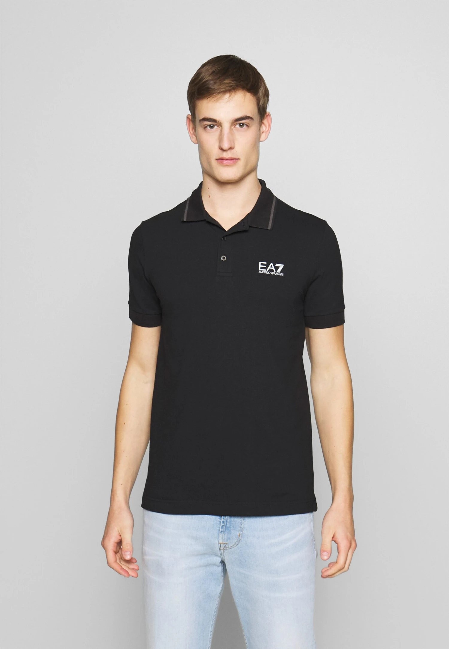 EA7 Emporio Armani Polo Shirt - Black 3 EA7 Emporio Armani Polo Shirt - Black