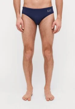 EA7 Emporio Armani BEACHWEAR - Swimming Briefs - Blue/silver