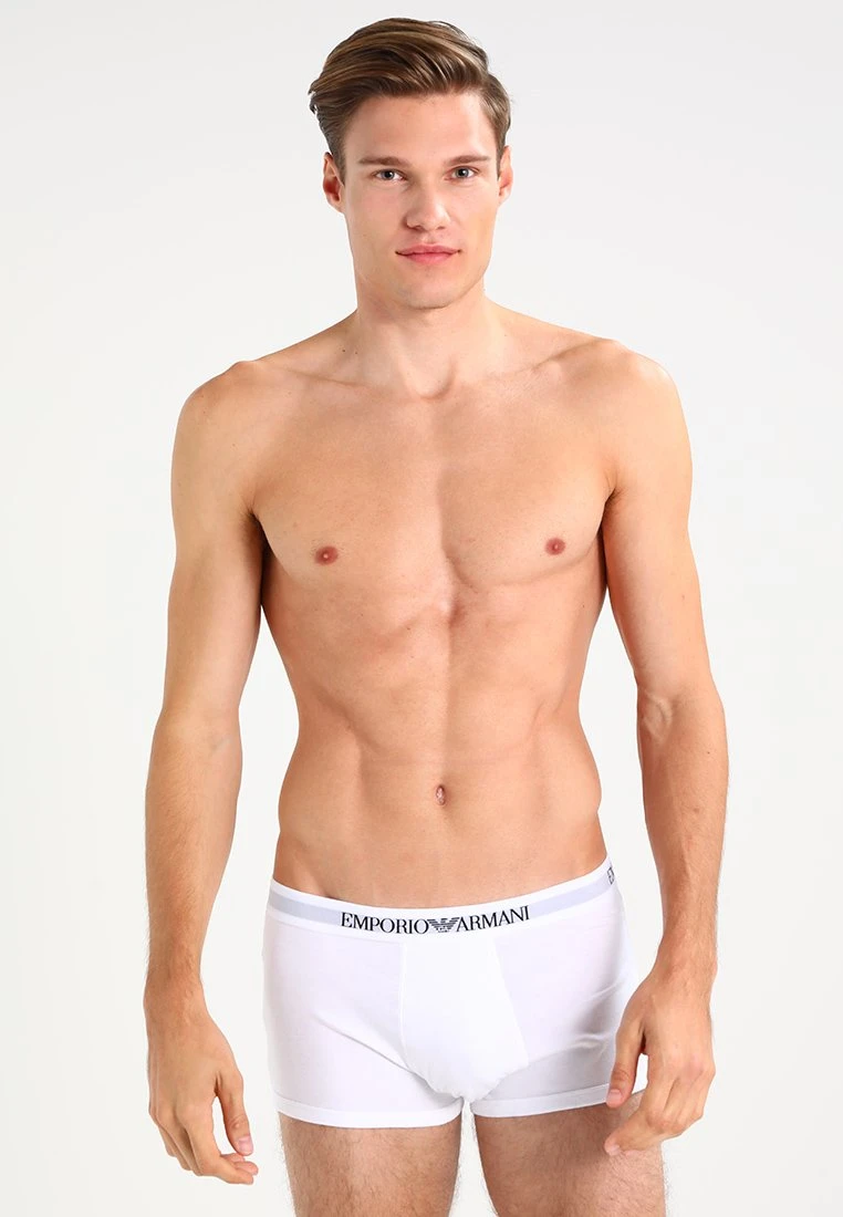 Emporio Armani Trunk 3 Pack - Pants - White/Red/Black 4 Emporio Armani Trunk 3 Pack - Pants - White/Red/Black - Image 2