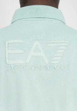 EA7 Emporio Armani TRAIN VISIBILITY POLO - Polo Shirt - Blue Surf -Total Wear Store 02ebe9fdb1974be59b8e34c4f82fea04