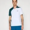 EA7 Emporio Armani TENNIS PRO COLORBLOCK - Polo Shirt - White/green