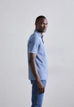 Emporio Armani Polo Shirt - China Blue -Total Wear Store 03161aadd5ee47daa5330d10e599110c