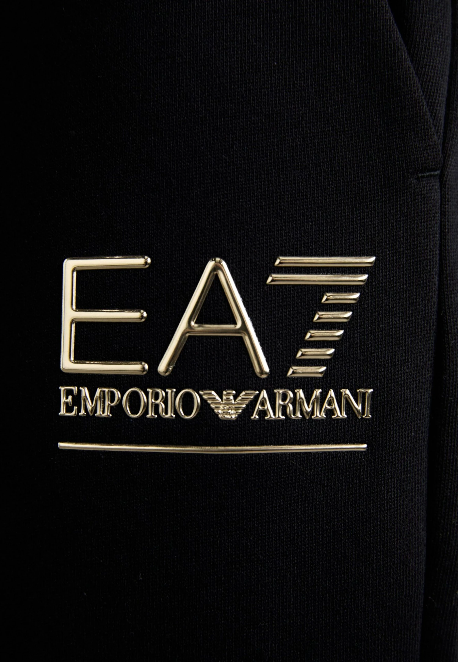 EA7 Emporio Armani TROUSER - Tracksuit Bottoms - Black/gold-coloured 8 EA7 Emporio Armani TROUSER - Tracksuit Bottoms - Black/gold-coloured - Image 6