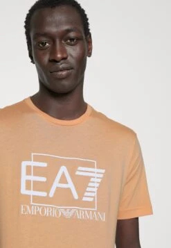 EA7 Emporio Armani Print T-Shirt - Pink -Total Wear Store 03c101bd6b8c4aa6a9623f416a42d82d