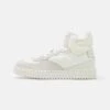 Emporio Armani High-Top Trainers - Off-White