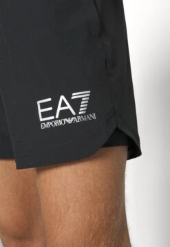 EA7 Emporio Armani Vigor- Sports Shorts - Black -Total Wear Store 0463f6c16e4544fbb1cf09dd217730dc
