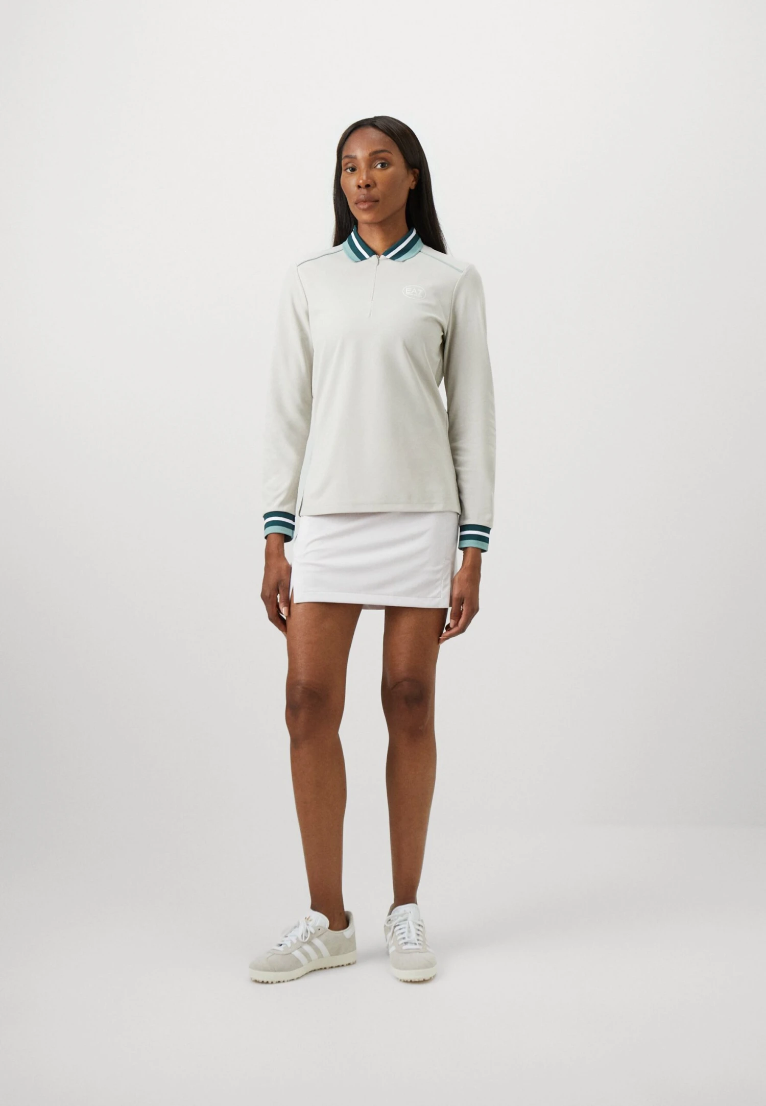 EA7 Emporio Armani GOLF PRO - Long Sleeved Top - Vapor Blue 4 EA7 Emporio Armani GOLF PRO - Long Sleeved Top - Vapor Blue - Image 2