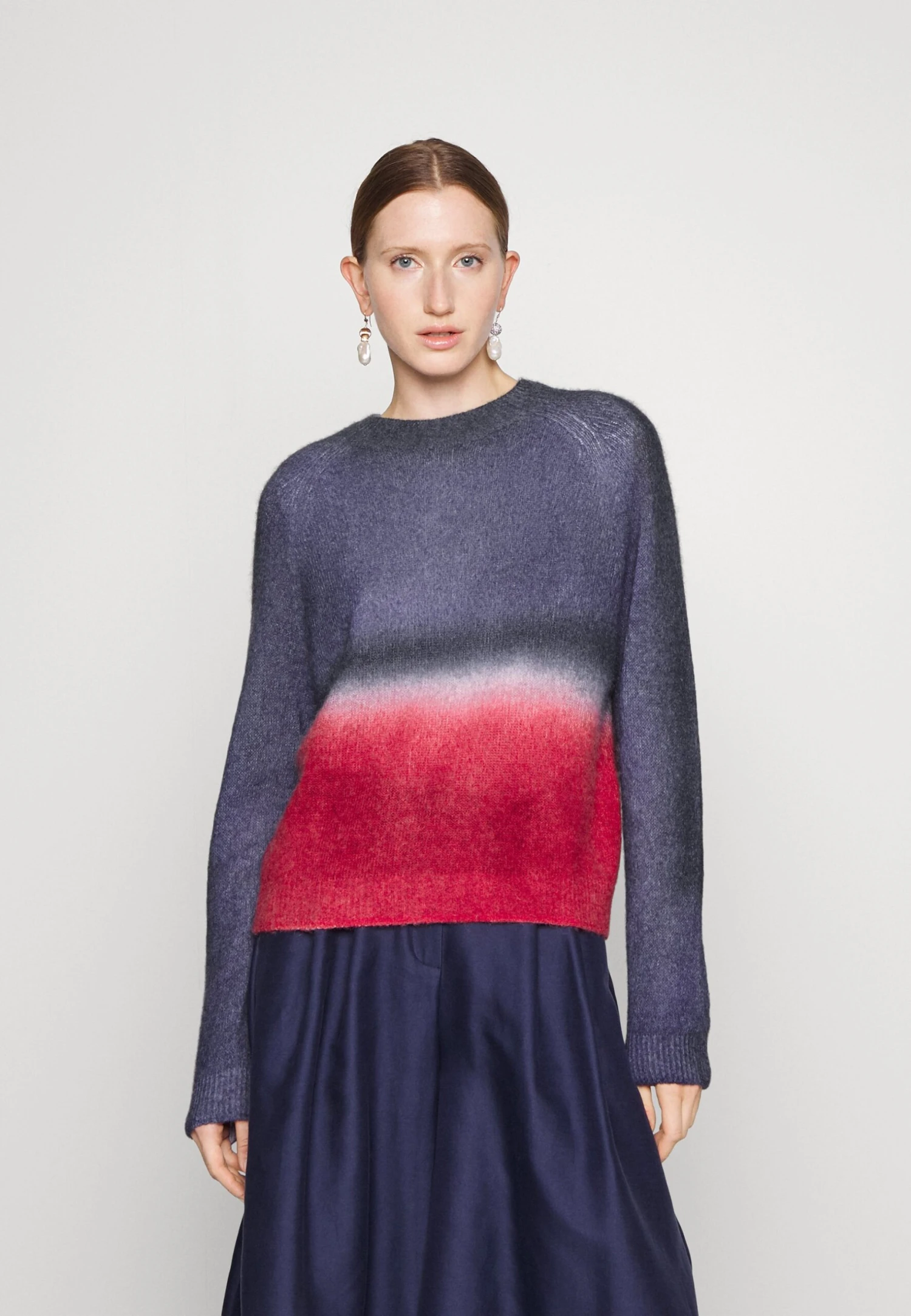 Emporio Armani Jumper - Tie Dye/Red Blue 3 Emporio Armani Jumper - Tie Dye/Red Blue