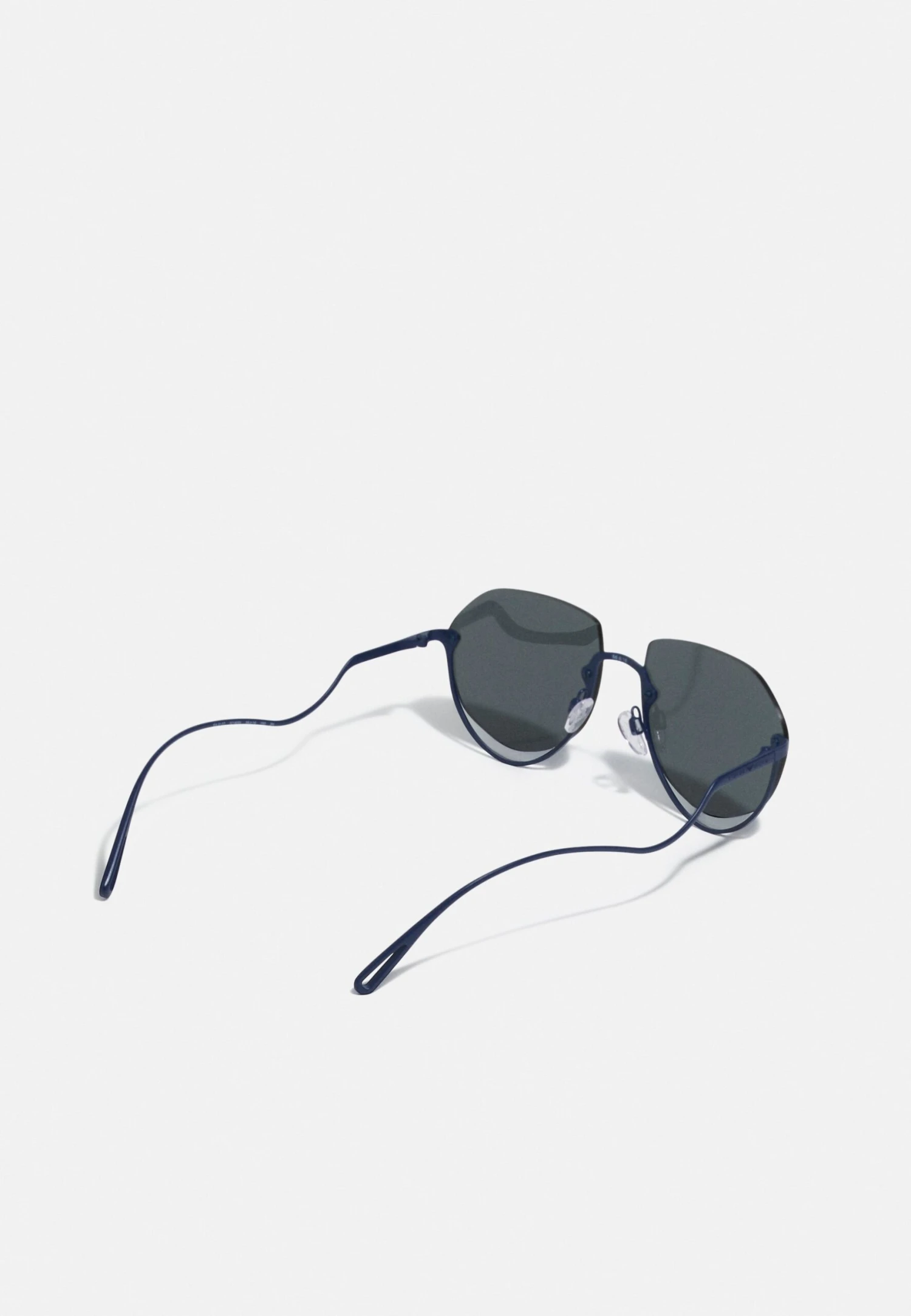 Emporio Armani Sunglasses - Matte Blue/Blue 4 Emporio Armani Sunglasses - Matte Blue/Blue - Image 2