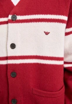 Emporio Armani CARDIGAN - Cardigan - Red/french Oak -Total Wear Store 056947a92b4748758d1a3ee611a11dfb