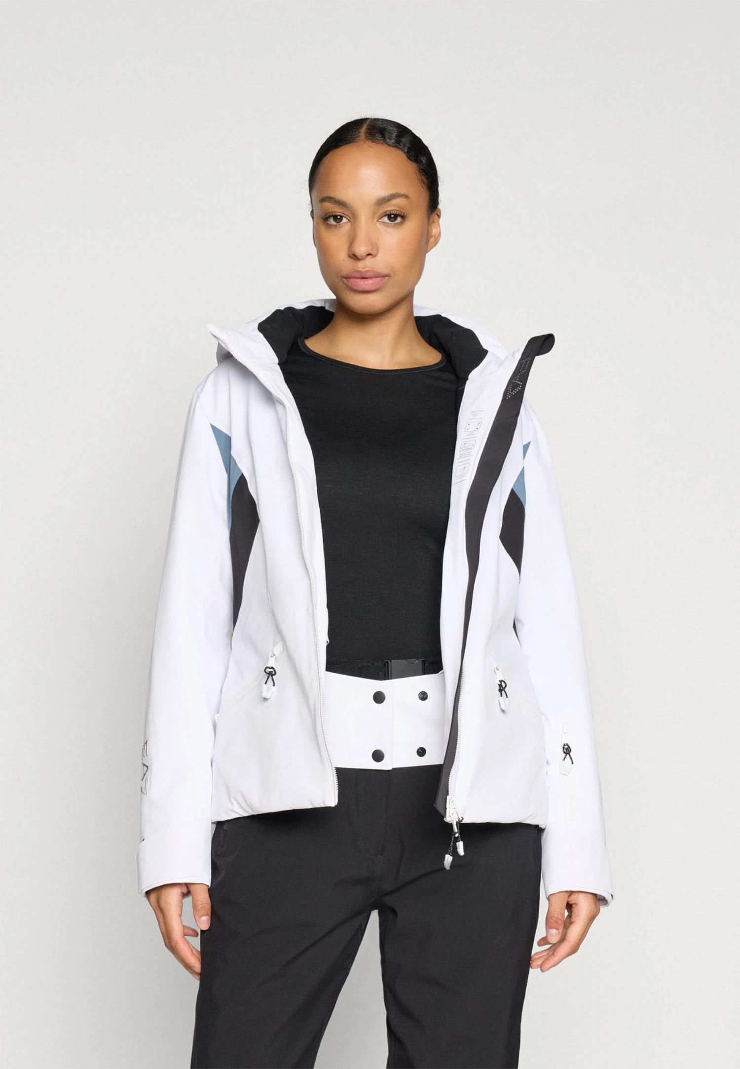 EA7 Emporio Armani CORTINA COLORBLOCK - Ski Jacket - White 6 EA7 Emporio Armani CORTINA COLORBLOCK - Ski Jacket - White - Image 4