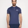 EA7 Emporio Armani Tennis Pro Serafino - Sports T-Shirt - Navy Blue -Total Wear Store 05e1fd22fb5844478cd97bc3510d29fd
