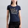 EA7 Emporio Armani Print T-shirt - Blue -Total Wear Store 075152a4669545248afd2edadc4d64b0