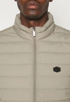 Emporio Armani Down Jacket - Greige -Total Wear Store 077e940fe6124492bf51922238c95e44