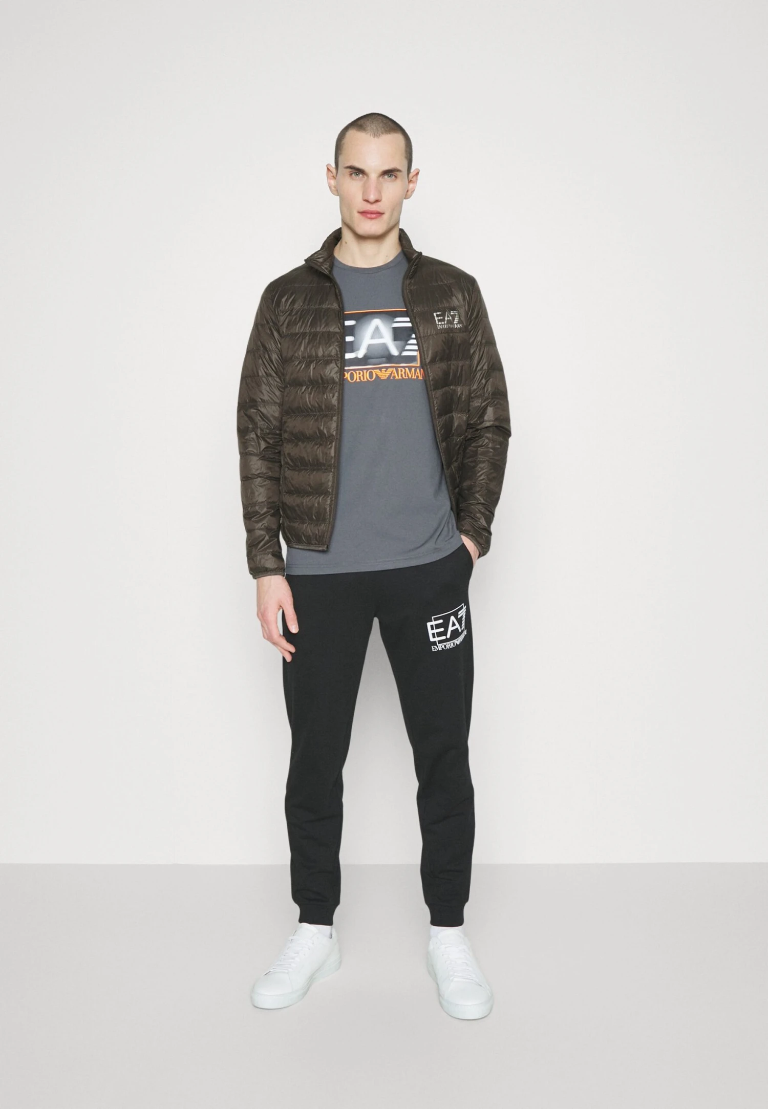 EA7 Emporio Armani Down Jacket - Dark Grey 4 EA7 Emporio Armani Down Jacket - Dark Grey - Image 2