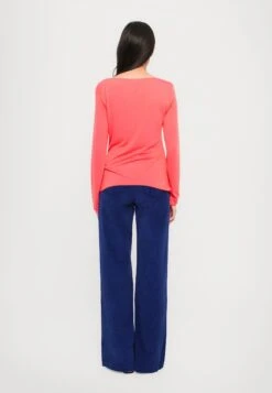 Emporio Armani Long Sleeved Top - Jolly Joker Red -Total Wear Store 080f06d337d24bc6b46617c44b1d97b3