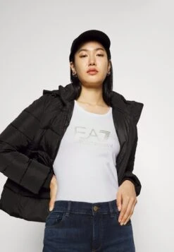 EA7 Emporio Armani Print T-Shirt - White/Gold 11 EA7 Emporio Armani Print T-Shirt - White/Gold -Total Wear Store 081225032a2648df9e233bb271b2b085