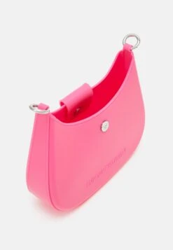 Emporio Armani Recycled Womans Mini Bag - Across Body Bag - Fuxia/Navy -Total Wear Store 081a344d73bf48f5be9aa5db38395c22