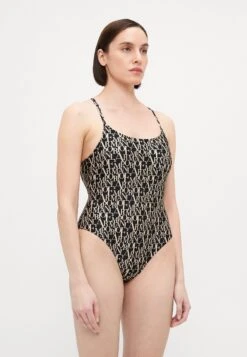 Emporio Armani SWIMSUIT - Swimsuit - Black/beige 12 Emporio Armani SWIMSUIT - Swimsuit - Black/beige -Total Wear Store 0843fde206794513a131cd7e8153b571
