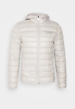 EA7 Emporio Armani Jacket - Down Jacket - Light Grey -Total Wear Store 086a7e77372e44f2871024f86c0ded9e