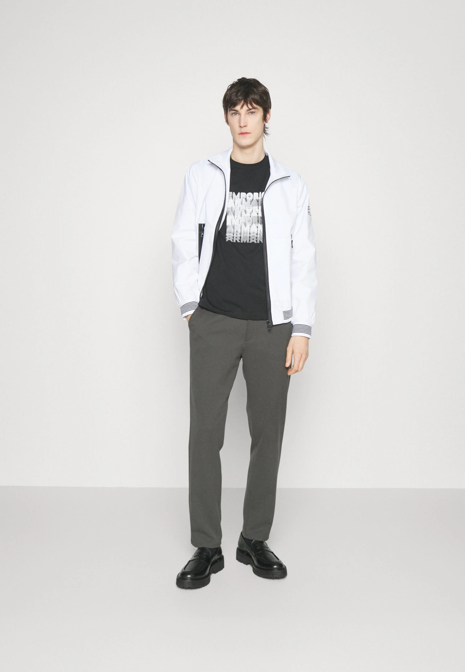 EA7 Emporio Armani Bomber Jacket - White 4 EA7 Emporio Armani Bomber Jacket - White - Image 2