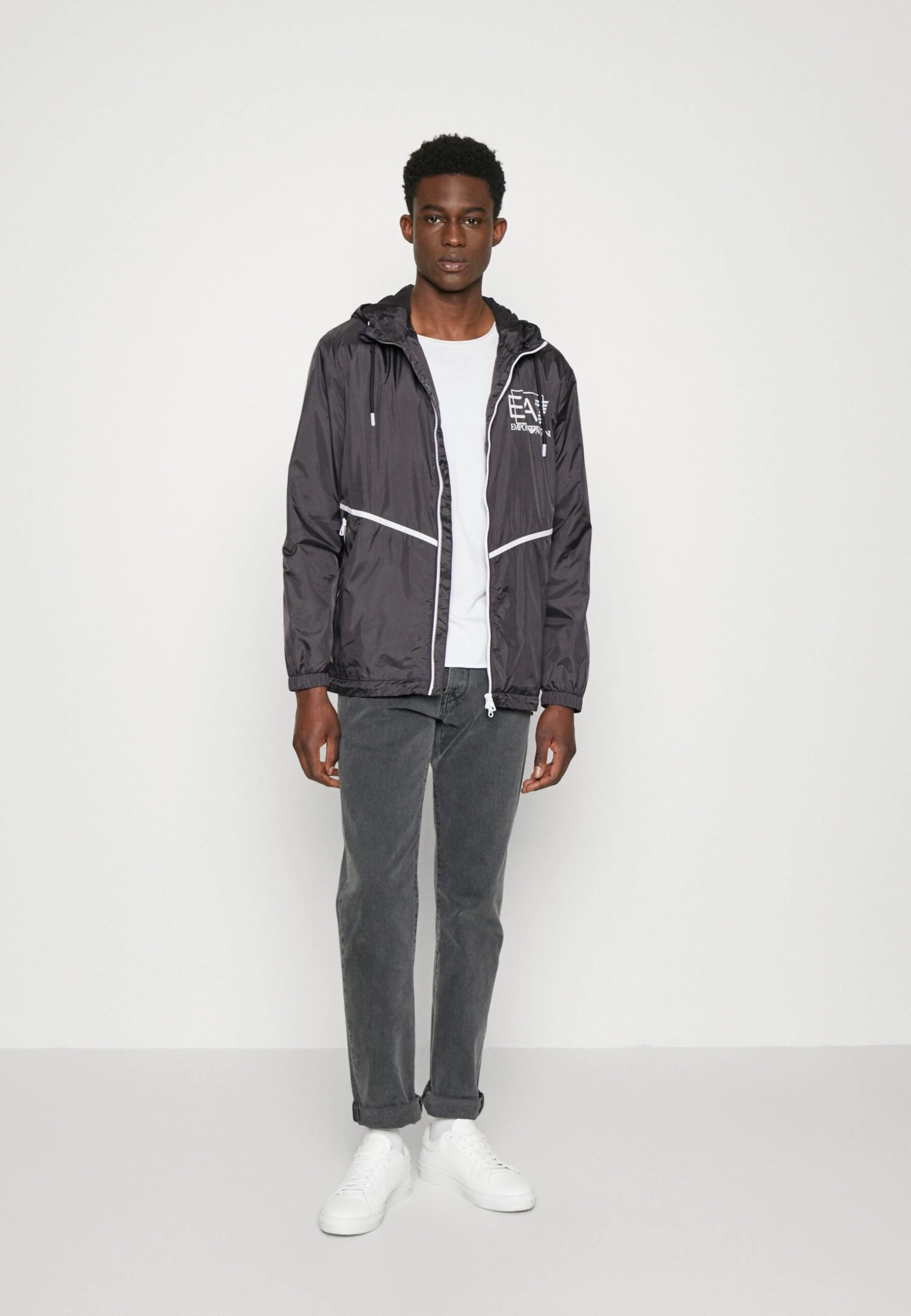 EA7 Emporio Armani Jacket - Summer Jacket - Black 4 EA7 Emporio Armani Jacket - Summer Jacket - Black - Image 2