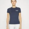EA7 Emporio Armani Print T-Shirt - Navy Blue -Total Wear Store 09d36f7146234adca656127fab9ce8b3