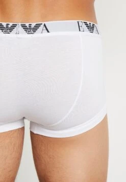 Emporio Armani Herren Shorts 3Er Pack - Trunks, Pants, Unterwäsche, Stretch Cotton - Pants - Bianco/Nero/Marine -Total Wear Store 0a19d010809747f0a4784635b70f5c7e