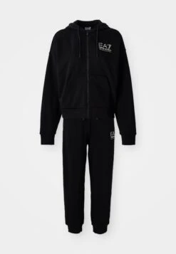 EA7 Emporio Armani Tracksuit - Black/silver -Total Wear Store 0a81d4d9fd774392b1fe768c6b2b8b03