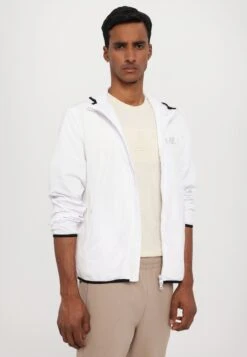 EA7 Emporio Armani TRAIN CORE JACKET - Light Jacket - White -Total Wear Store 0a88bfa251d94a6fa9c83abc27e1a901