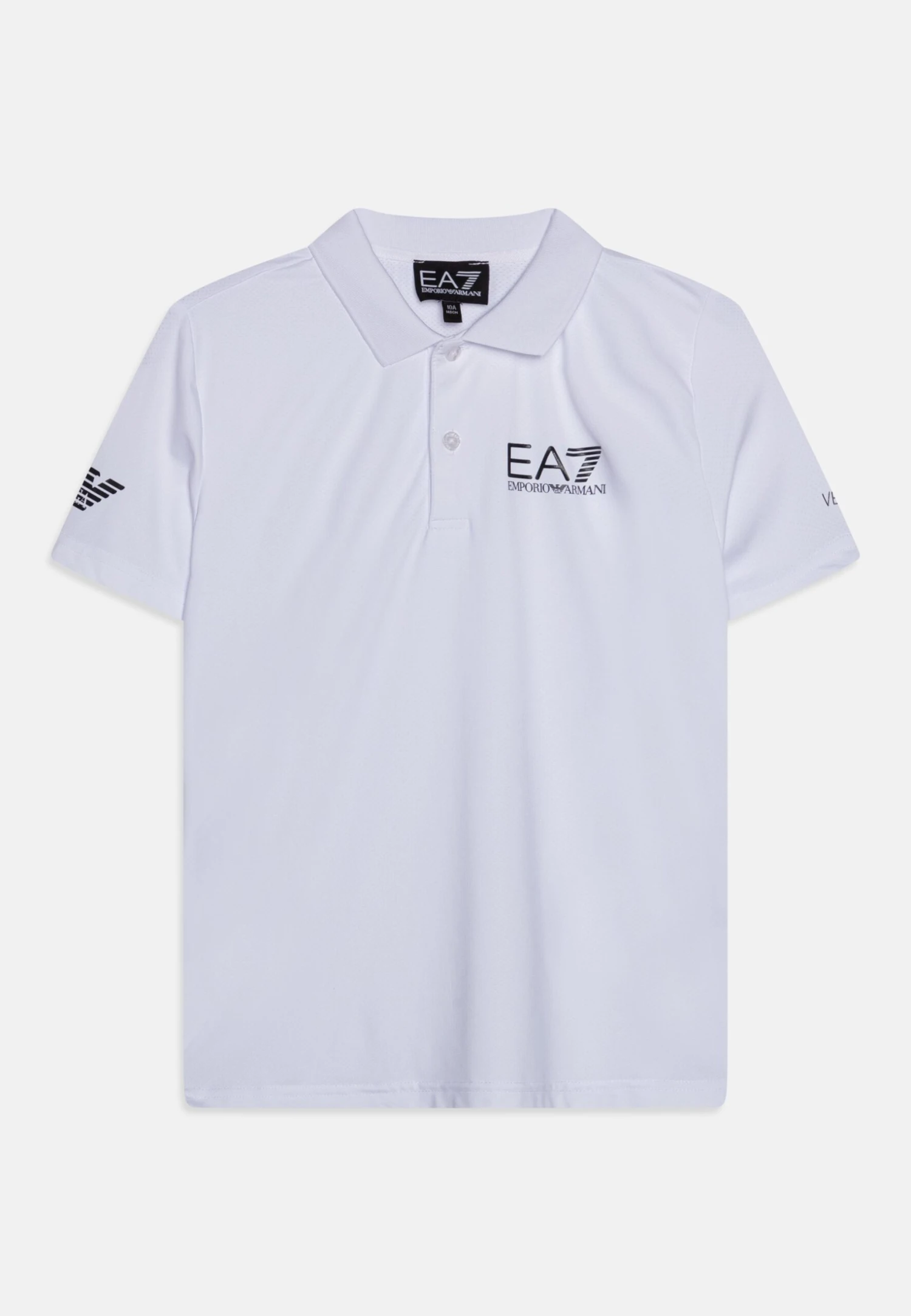 EA7 Emporio Armani Unisex - Polo Shirt - White 3 EA7 Emporio Armani Unisex - Polo Shirt - White