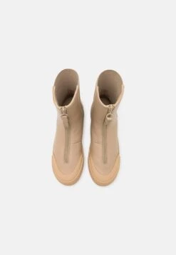 Emporio Armani Boot - Platform Ankle Boots - Beige -Total Wear Store 0ac10013b121431daa624f6845d71a39