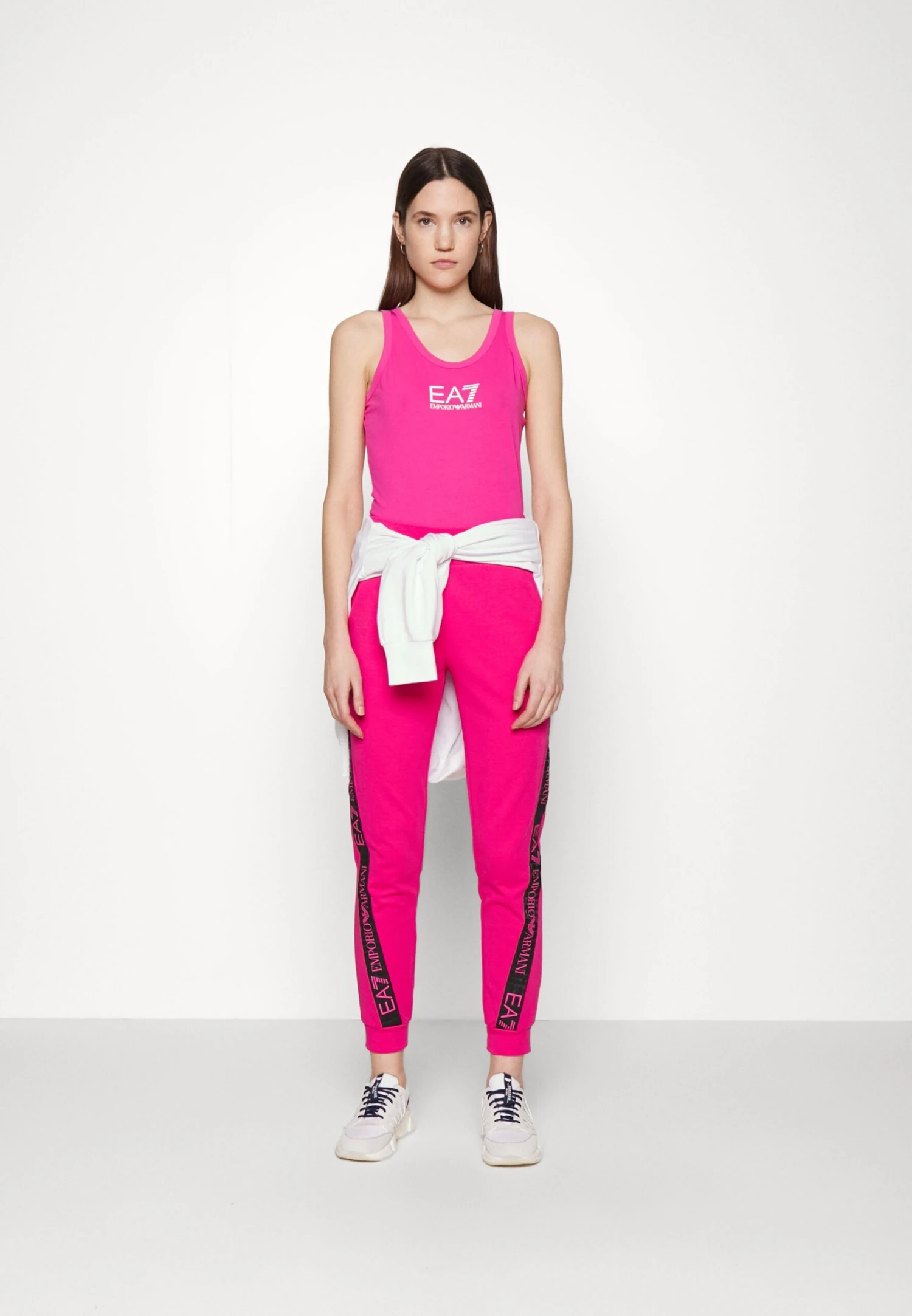EA7 Emporio Armani Trouser - Tracksuit Bottoms - Pink 4 EA7 Emporio Armani Trouser - Tracksuit Bottoms - Pink - Image 2