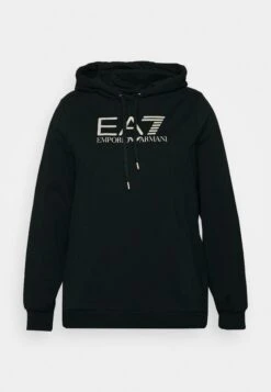 EA7 Emporio Armani Sweatshirt - Black/Gold-Coloured -Total Wear Store 0c2ee5c9df464d78ab156982dda1fa6b