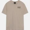 EA7 Emporio Armani Unisex - Basic T-Shirt - Silver Cloud Beige -Total Wear Store 0c5c98cbed334193a083e707f06b72e5