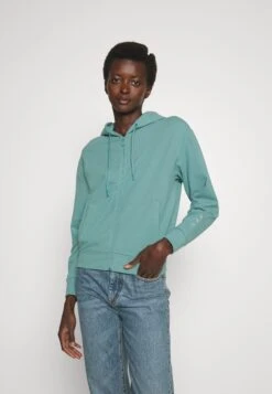 EA7 Emporio Armani Zip-Up Sweatshirt - Arctic/Eagle Light Gold