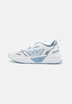 EA7 Emporio Armani Ace Runner Unisex - Trainers - Optic White/Ashley Blue