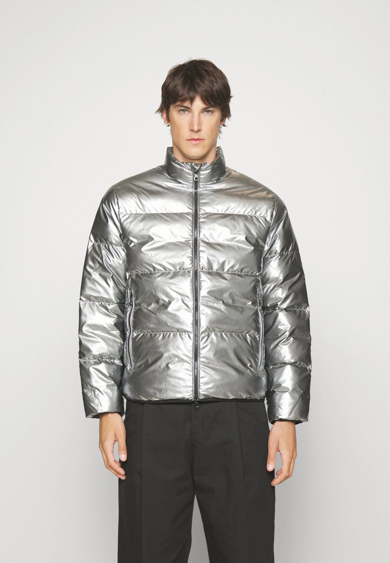 EA7 Emporio Armani Winter Jacket - Grigio Chiaro 3 EA7 Emporio Armani Winter Jacket - Grigio Chiaro
