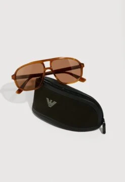 Emporio Armani Sunglasses - Dark Brown/brown -Total Wear Store 0e12dd91250346a2b2bed89c97803ba8