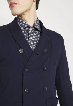 Emporio Armani Blazer Jacket - Blu Navy -Total Wear Store 0eec8f8629dd4a3784c9383e757e7162