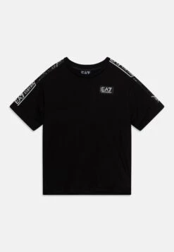 EA7 Emporio Armani Logo Series Unisex - Print T-Shirt - Nero