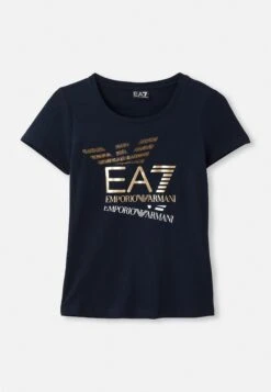 EA7 Emporio Armani Print T-shirt - Blue -Total Wear Store 0f25ce40b95d41dba29f91edd0e8d985