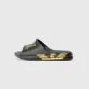 EA7 Emporio Armani CRUSHER DISTANCE - Slippers - Black/gold-coloured