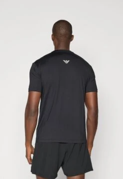 EA7 Emporio Armani TENNIS PRO TEE - Sports T-shirt - Black -Total Wear Store 1011d6dc80944529b8e43dc170167aee